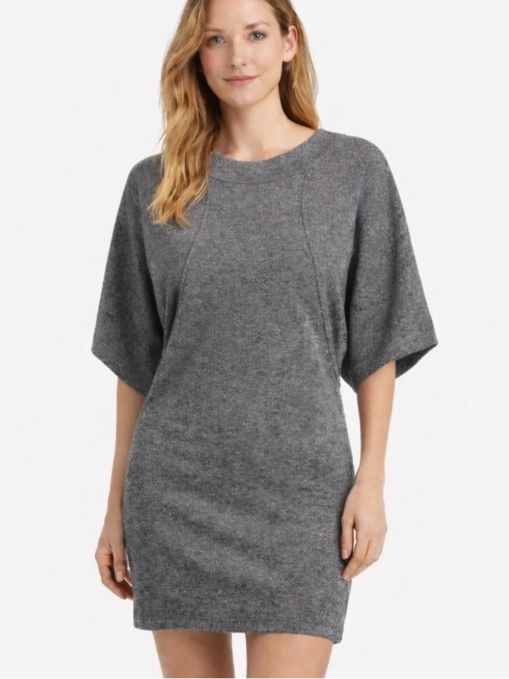 Banana Republic Luxury Cashmere Blend Batwing Sleeve Sweater Dress